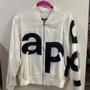 Proenza Schouler White Label Graphic Print Bomber Jacket